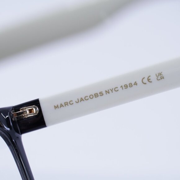 Marc Jacobs MARC 649 080S 00 Eyeglasses Black/White 53mm Cat Eye Frame - Picture 7 of 10
